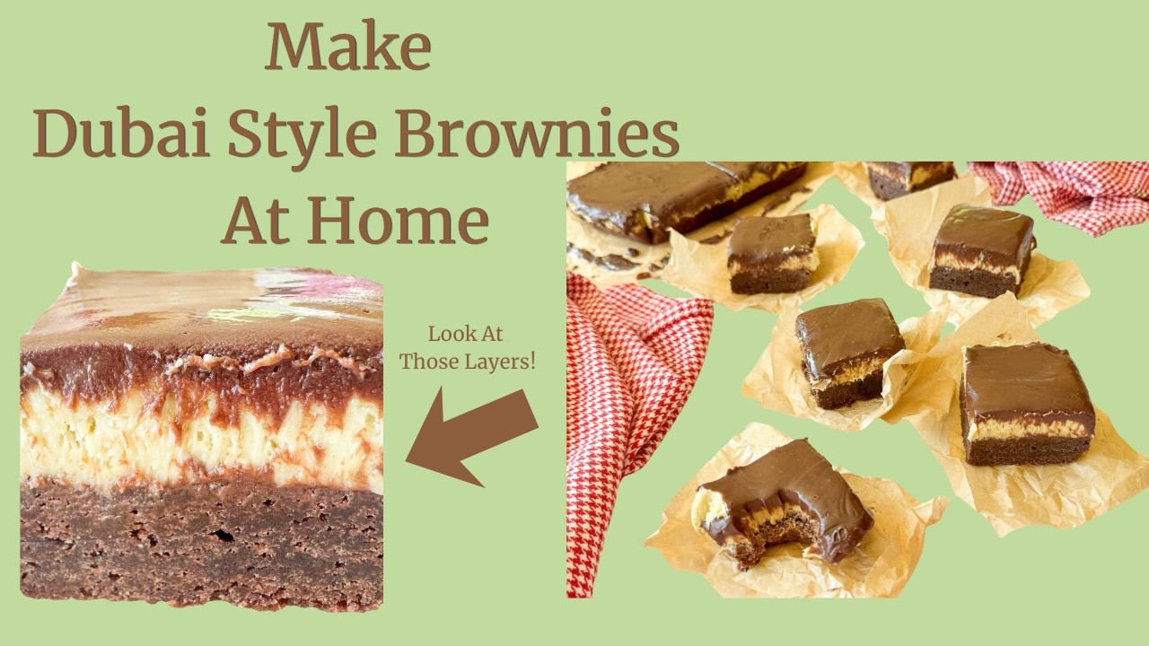 Make Dubai Style Brownies At Home