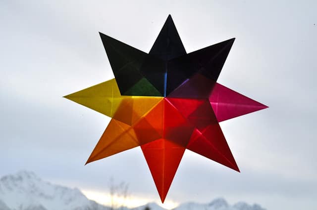 How to Make a Paper Window Star