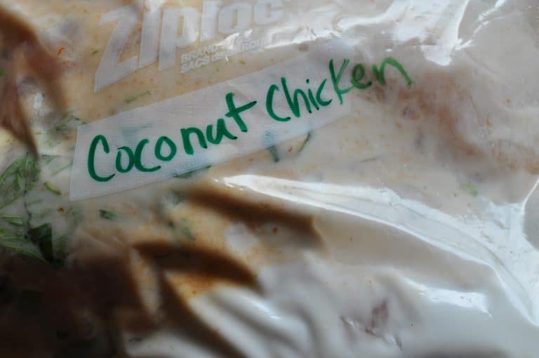 Crock Pot Coconut Thai Chicken–A Make Ahead Freezer Meal