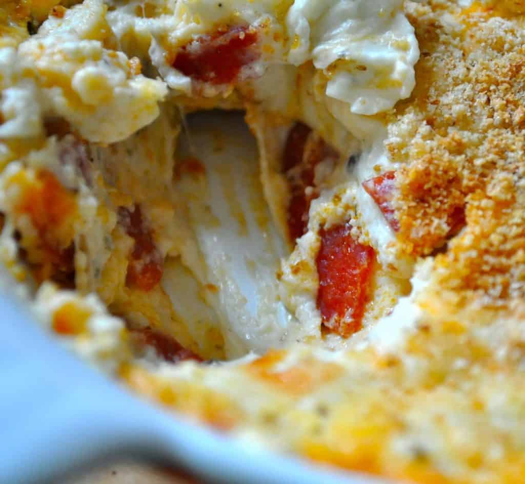 Hot Pepperoni Pizza Dip a Keto Dip for Low Carb Diets.