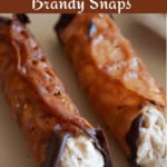 Pin for old fashioned brandy snaps.