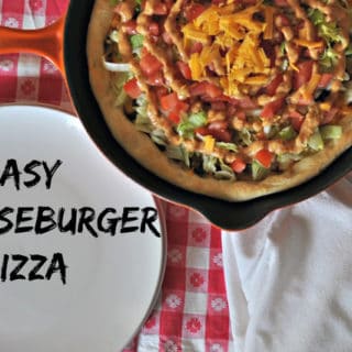 Easy Cheeseburger Pizza