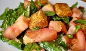 Kale Tomato Bruschetta Salad.