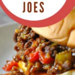 Pin for classic sloppy joes.