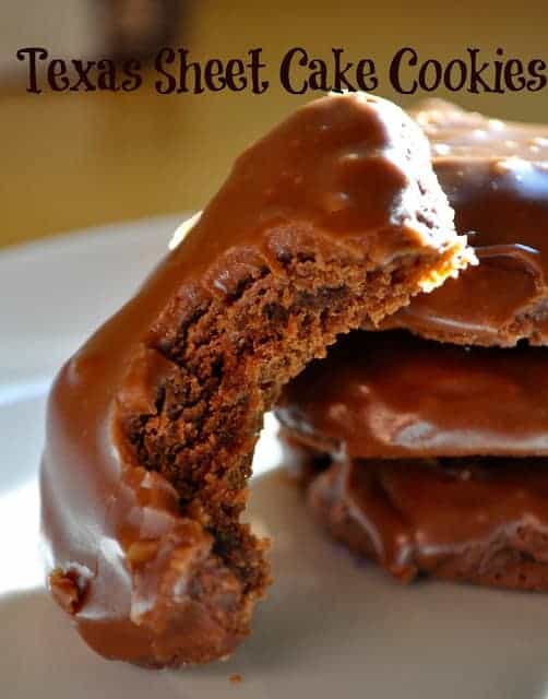 The Best Texas Sheet Cake Cookies