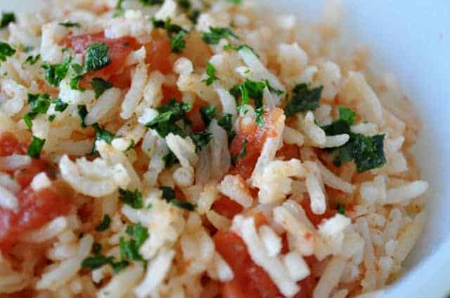 Quick and Easy Spanish Rice in the Rice Cooker