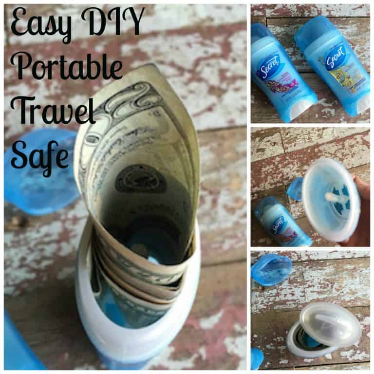 DIY Portable Travel Safe-Traveling with Cash