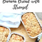 Pin for Chocolate Chip Banana Bread with Streusel.