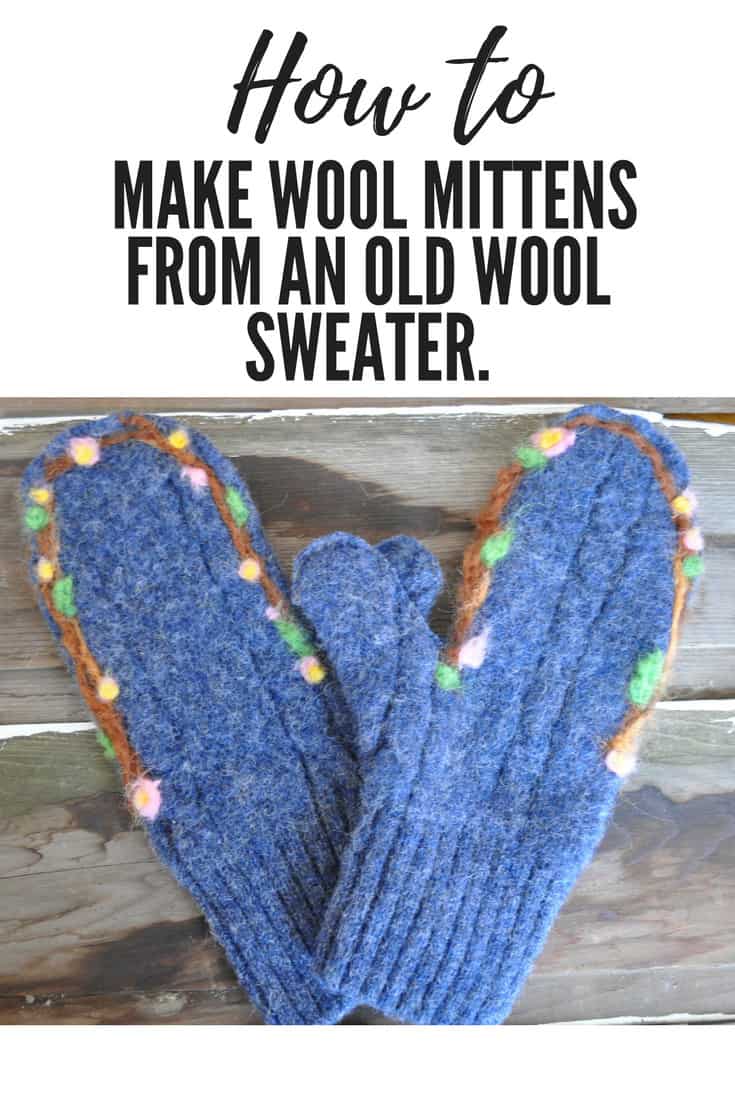 Make Wool Mittens from an Old Wool Sweater
