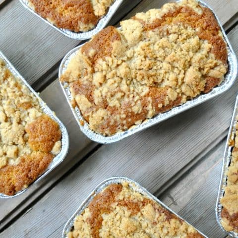 Rhubarb Bread with Streusel Topping Recipe