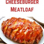 Pin for Bacon Cheeseburger Meatloaf.