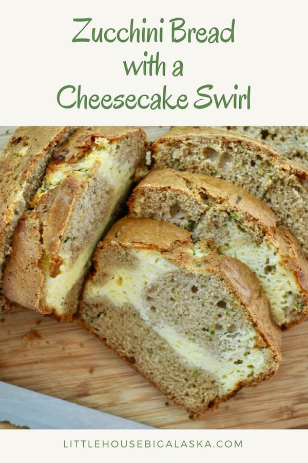 Zucchini Bread With a Cheesecake Swirl