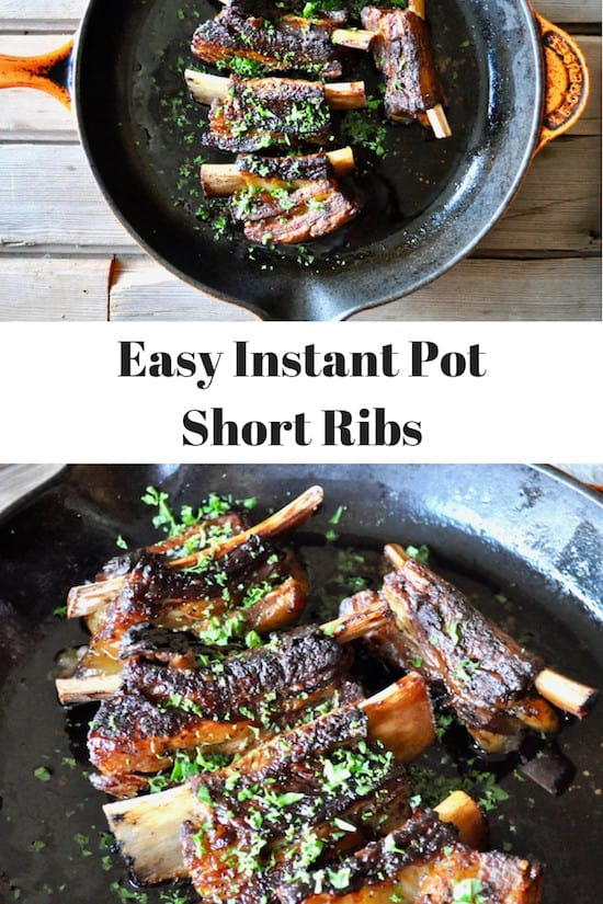 Pin for Easy Instant Pot Short Ribs