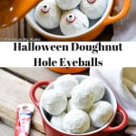 Pin for Halloween Doughnut Hole Eyeballs.