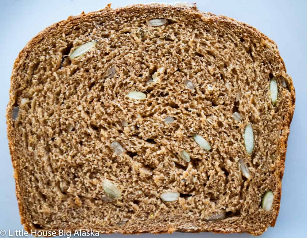 slice of danish rye bread