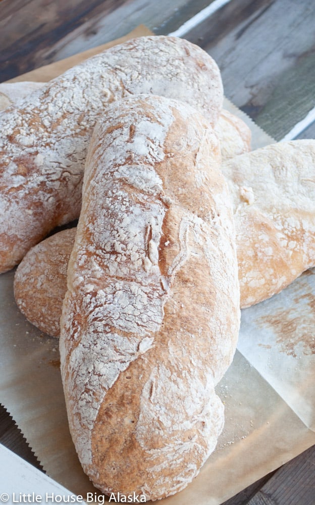 Ciabatta Bread Recipe, make rusitc bakery style bread at home!