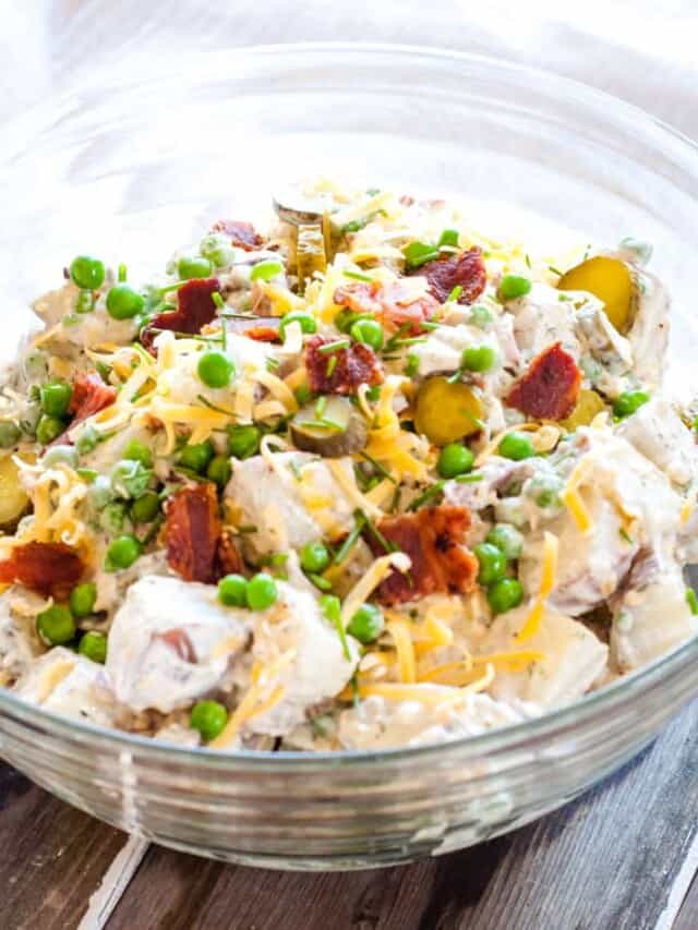 Potato Salad with all the goodies
