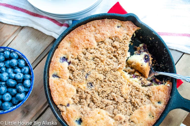 Blueberry Coffee Cake with Streusel