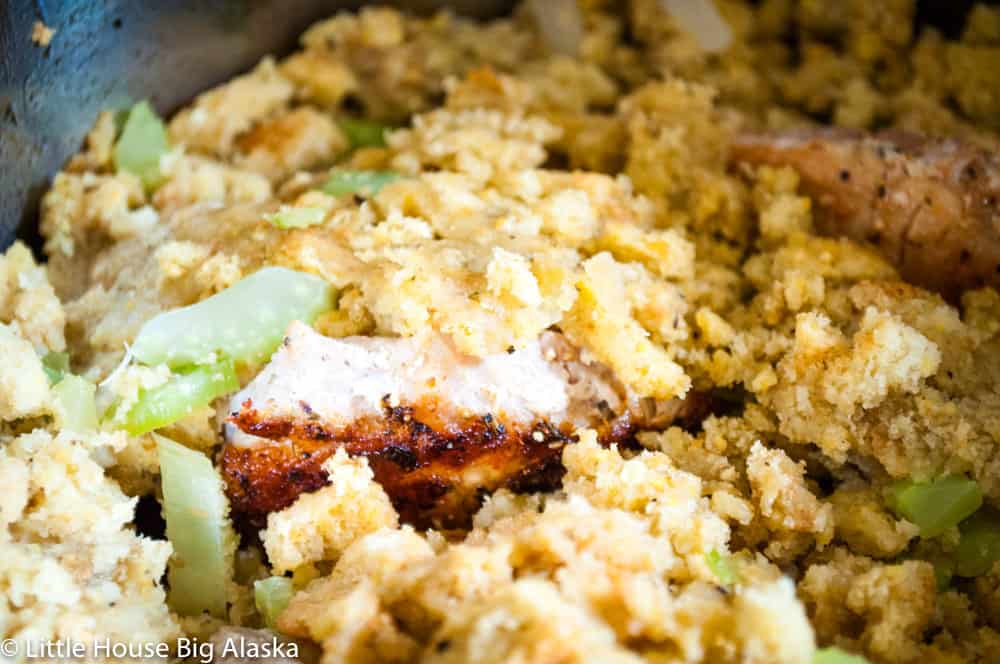 Instant pot stuffed pork chops.