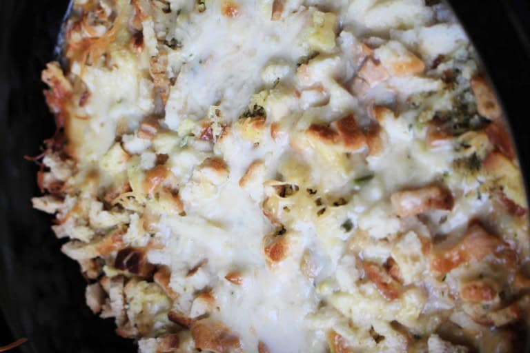 Crockpot Chicken Cordon Bleu.