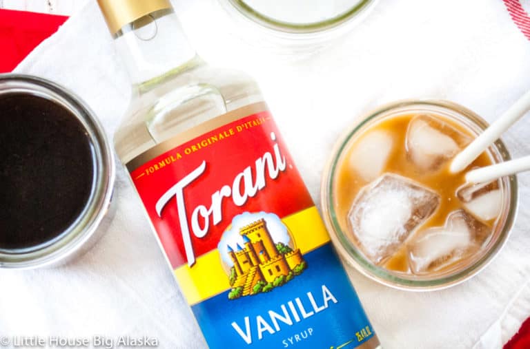 Sweet Cream Iced Coffee.