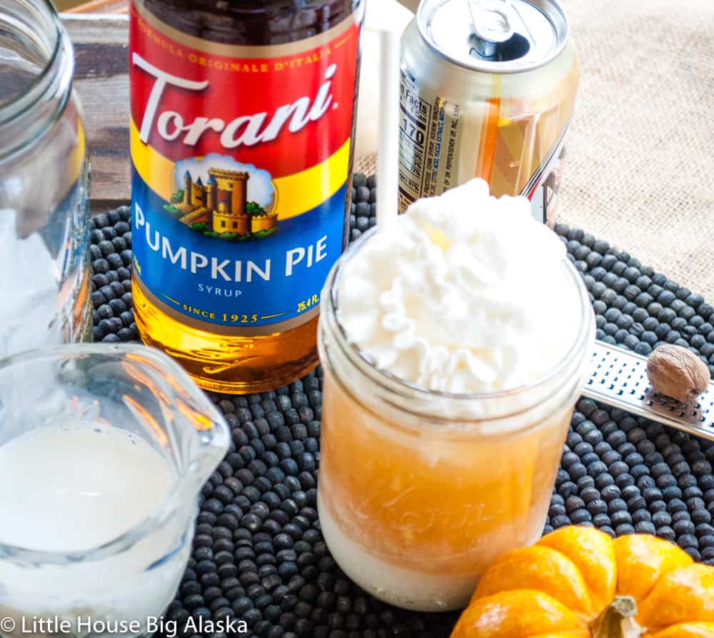 Pumpkin Pie Italian Soda.