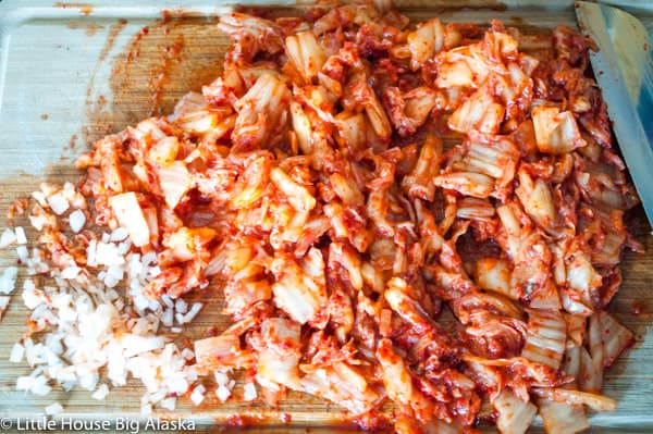 kimchi chopped 