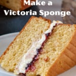 Pin for Victoria Sponge Cake.