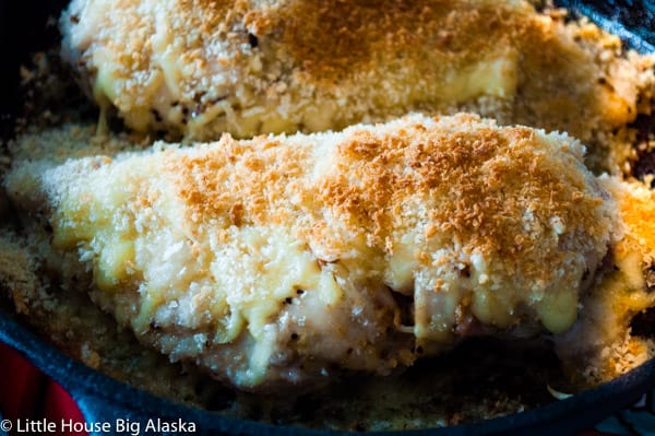 Baked easy chicken cordon bleu recipe.