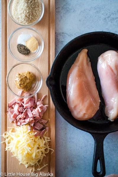 easy chicken cordon bleu ingredients