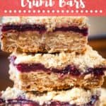 Pin for cherry crumb bars.