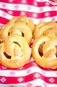 Delicious, golden brown soft pretzels made at home.