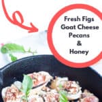 Pin for fig crostini appetizers.