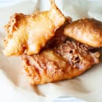 Beer batter fish ready to eat.