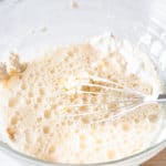 Bubbly beer batter.