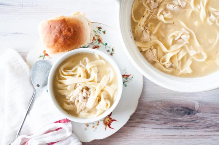 Comforting Instant Pot Chicken and Noodles