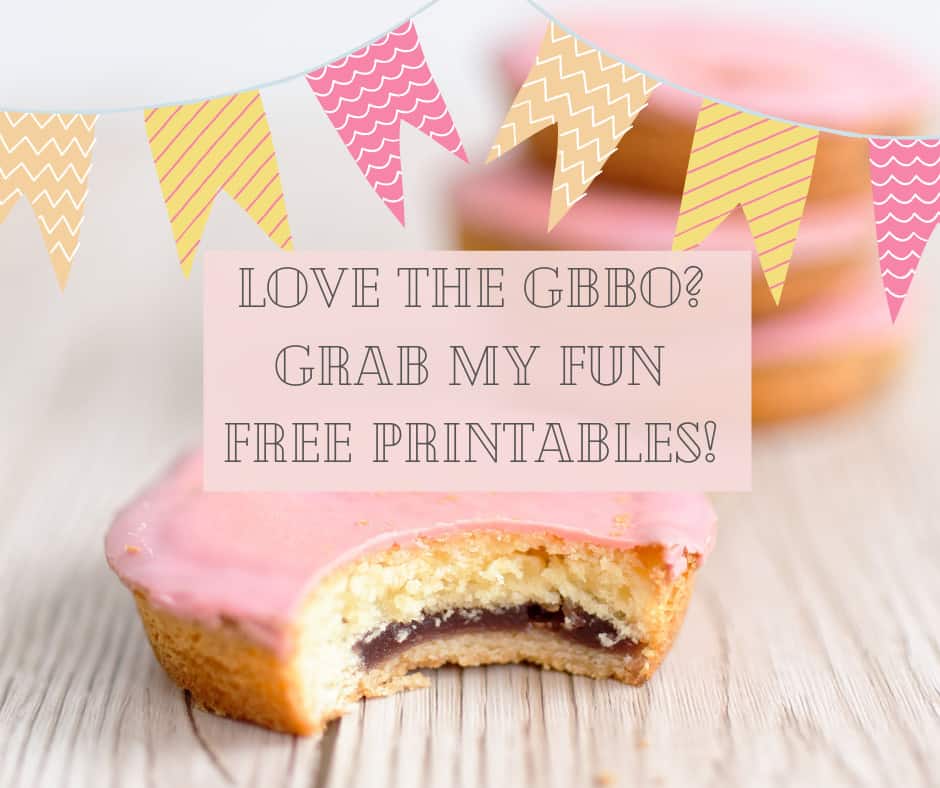 Grab new freebie printables for the 2020 GBBO!