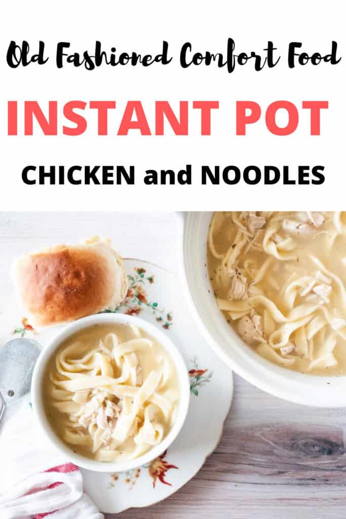 pin for instant pot chicken and noodles