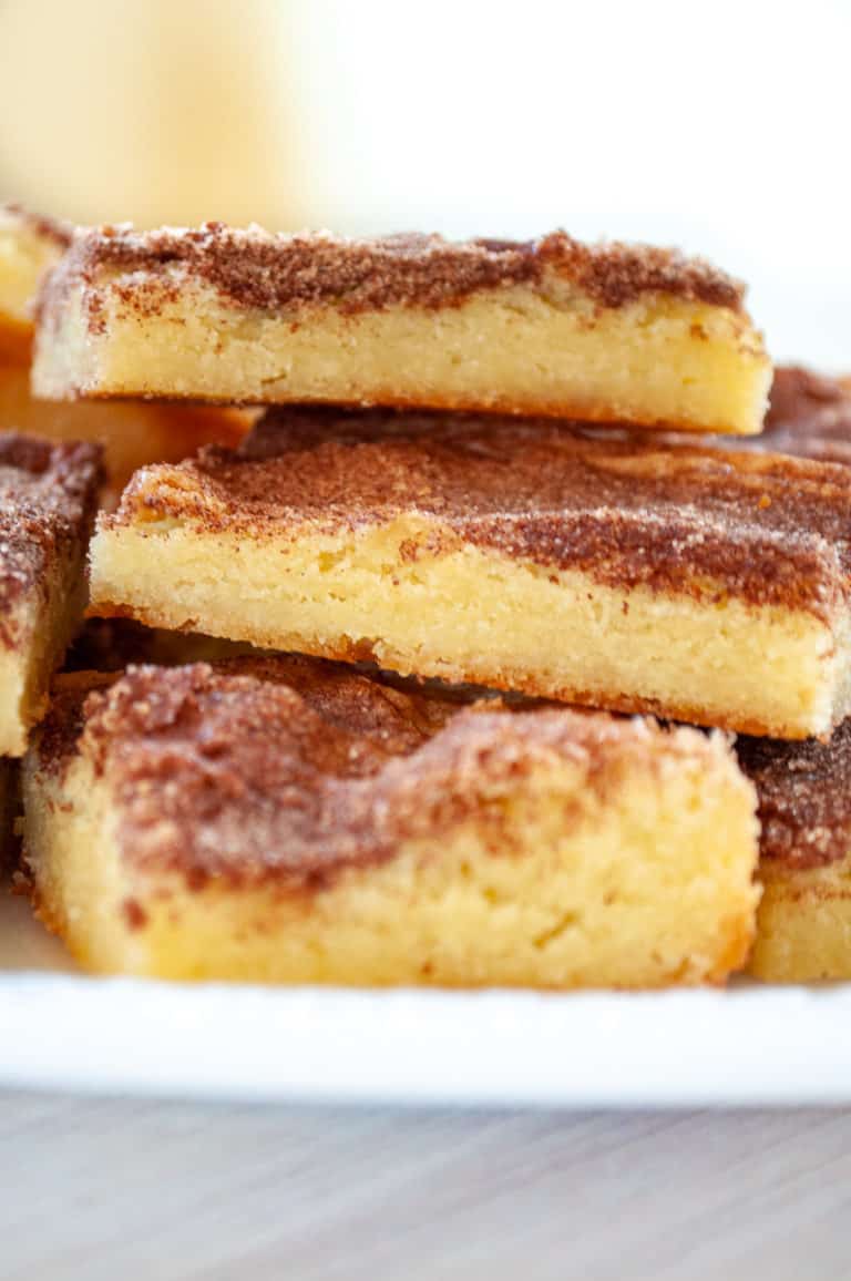 A Stack of Snickerdoodle Bars.