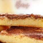 Pin graphic for snickerdoodle bars.