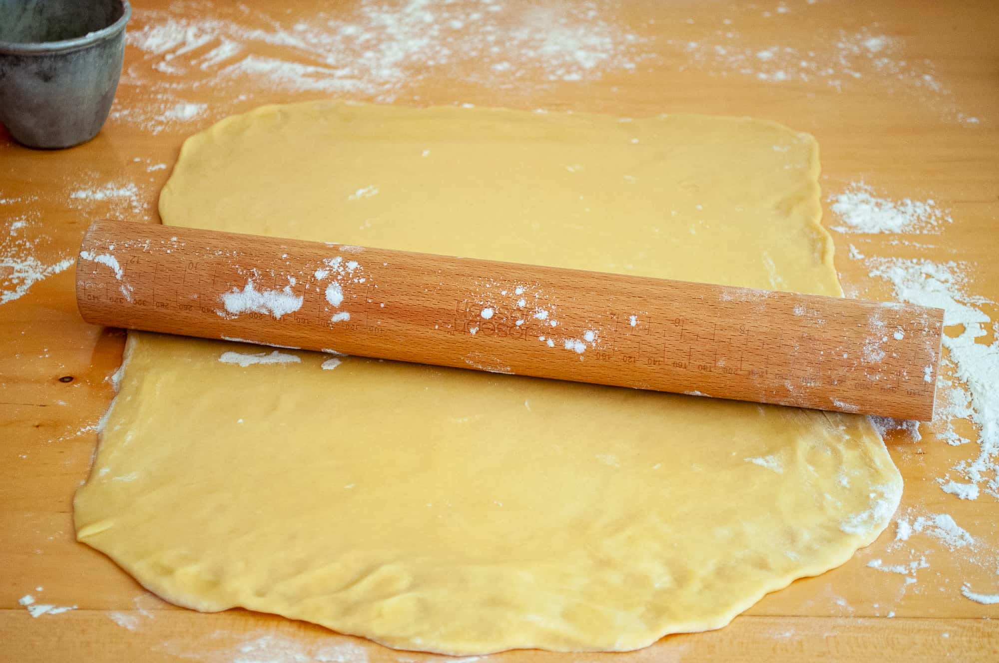 11x16 rectangle for rolling babka dough.