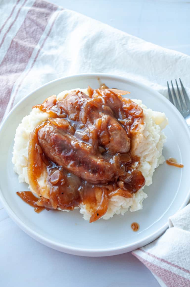 Easy Bangers and Mash.