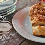 Warm Apple Cinnamon Streusel Ladder Loaves.