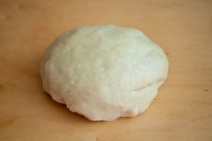 Hot water crust pie dough.