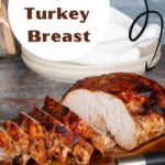 Pin for Roasted Turkey in the air fryer.