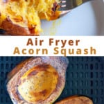 Pin for Air Fryer Acorn Squash.