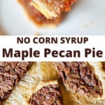 Pin for Maple Pecan Pie.