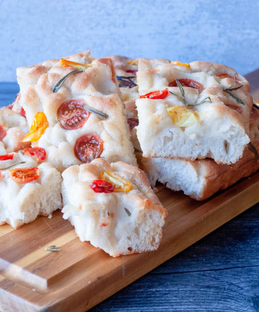 How to make focaccia, tips and tricks, and tomatoes. 