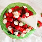 Sablé Breton tart with a slice taken out of it.