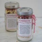 Two jars of cranberry hootycreeks.